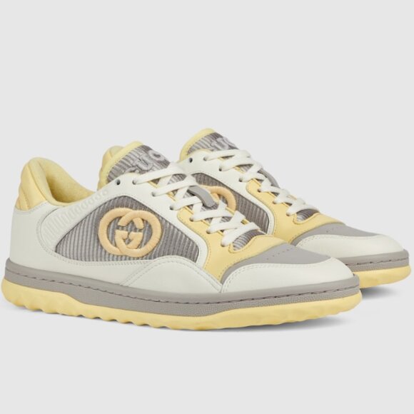 NIB Gucci Mac80 leather Sneakers IT 38.5 US 8.5 - Picture 1 of 13